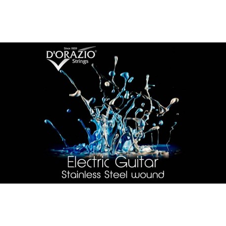 D'orazio X317, ELECTRIC GUITAR STAINLESS STEEL ROUND WOUND (09)