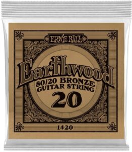 Ernie Ball Earthwood 80/20 Bronze Akustinės gitaros stygos .020 Wound EB-1420