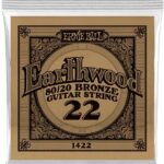 Ernie Ball Earthwood 80/20 Bronze akustinės gitaros stygos .022 Wound EB-1422
