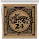 Ernie Ball Earthwood 80/20 Bronze akustinės gitaros stygos .024 Wound EB-1424