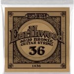 Ernie Ball Earthwood 80/20 Bronze EB-001 - akustinės gitaros stygos .036