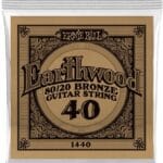 Ernie Ball Earthwood 80/20 Bronze EB001 - akustinės gitaros stygos .040
