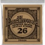 Ernie Ball Earthwood Phosphor Bronze EB-001 - akustinės gitaros styga .026