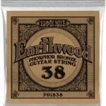 Ernie Ball Earthwood Phosphor Bronze EB001 - akustinės gitaros styga .038
