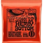 Ernie Ball Skinny Top Heavy Bottom 2215 - elektrinės gitaros stygos 10-52