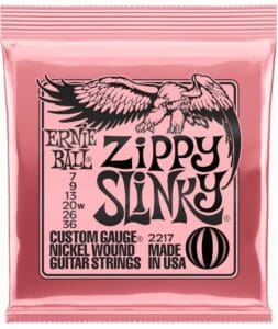 Ernie Ball Zippy Slinky Elektrinės Gitaros Stygos EB2217