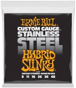 Ernie Ball Hybrid Slinky Nickel Stygos Elektrinėms Gitaroms EB2247