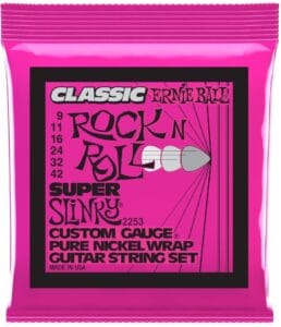 Ernie Ball Classic Pure Nickel Super Slinky Elektrinės Gitaros Stygos EB2253
