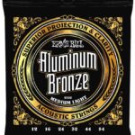 Ernie Ball Aliuminio Bronza Vidutinė Lengva Stygos Akustinėms Gitaroms EB2566