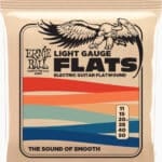 Ernie Ball Flatwound Light EB2580 - elektrinės gitaros stygos 11-50