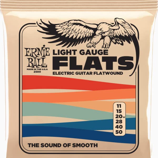 Ernie Ball Flatwound Light Elektrinės gitaros stygos EB2580
