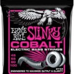 Ernie Ball Cobalt Super Slinky EB2734 - bosinės gitaros stygos 45-100