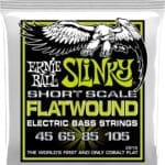 Ernie Ball Cobalt Flatwound EB2818 - bosinės gitaros stygos 45-105