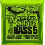 Ernie Ball Regular Slinky EB2836 - bosinės gitaros stygos 45-130