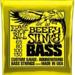 Ernie Ball Beefy Slinky EB2840 - bosinės gitaros stygos 65-130