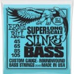 Ernie Ball XL Hybrid Slinky EB2849 - bosinės gitaros stygos 45-105