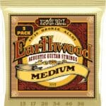 Ernie Ball Earthwood 80/20 Bronze Medium stygos akustinėms gitaroms EB3003