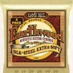 Ernie Ball Earthwood Silk & Steel EB3047 - akustinės gitaros stygos