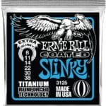 Ernie Ball Extra Slinky Coated EB3125 - elektrinės gitaros stygos 8-38