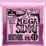 Ernie Ball Mega Slinky EB3313 - elektrinės gitaros stygos 10.5-48
