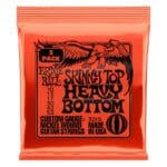 Ernie Ball Skinny Top Heavy Bottom EB3215 - elektrinės gitaros stygos 10-52 3 pakuotės