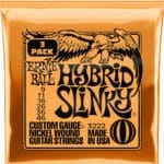 Ernie Ball Hybrid Slinky EB3222 - elektrinės gitaros stygos 9-46