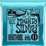 Ernie Ball Mighty Slinky EB3228 - elektrinės gitaros stygos 8.5-40