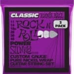 Ernie Ball Classic Pure Nickel EB3251 - elektrinės gitaros stygos 3-pak.