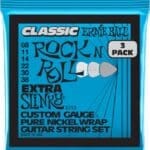 Ernie Ball Classic Pure Nickel EB3255 - elektrinės gitaros stygos 3vnt