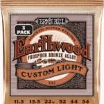Ernie Ball Earthwood Phosphor Bronze EB3545 - akustinės gitaros stygos 011.5-054