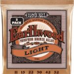 Ernie Ball Earthwood Phosphor Bronze Light akustinės gitaros stygos EB3548
