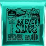 Ernie Ball Not Even Slinky EB3626 - elektrinės gitaros stygos 12-56