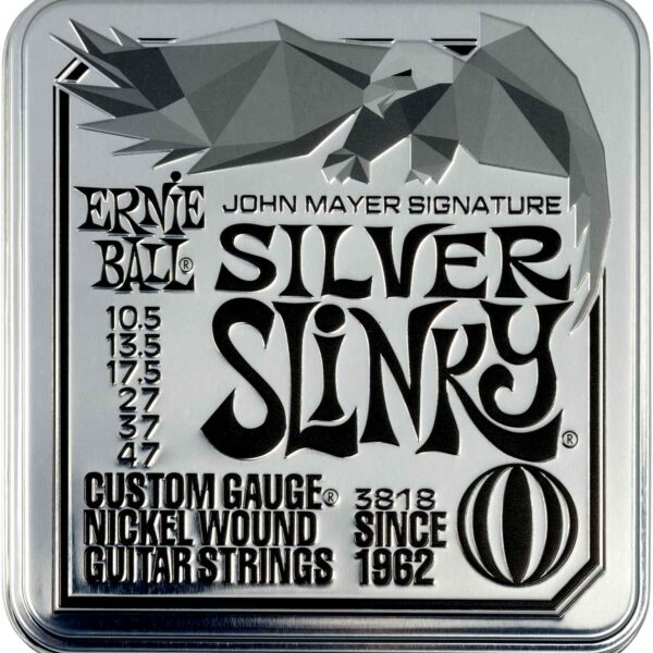 Ernie Ball Silver Slinky Elektrinės gitaros stygos 10.5-47 EB3818