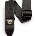Ernie Ball EB-4134 - gitaros diržas juodas itališka oda