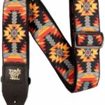 Ernie Ball gitaros diržas su odiniais galais, EB-5324