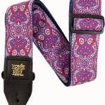 Ernie Ball Paisley Dream EB-5332 - gitaros diržas su odos galais