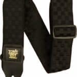 Ernie Ball Black Checkers EB-5341 - gitaros diržas
