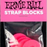 Ernie Ball Strap Blocks EB-5623 - dirželių blokeliai rožiniai 4 vnt.