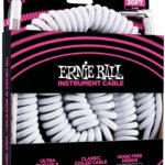 Ernie Ball Coil Cable EB-6045 - gitaros laidas 9m baltas