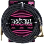 Ernie Ball Pintas EB-6086 - instrumentų kabelis 5,4 m juodas