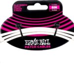 Ernie Ball Flat Ribbon Patch Cable EB-6385 - gitaros laidas 15cm 3vnt