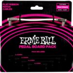 Ernie Ball Flat Ribbon Patch Cable EB-6387 - pedalų laidai 10vnt