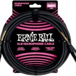 Ernie Ball EB-6388 - mikrofono kabelis 6m juodas