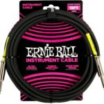 Ernie Ball Instrument Cable EB-6399 - instrumentų laidas 4,5m juodas