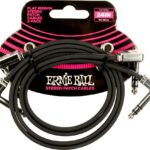 Ernie Ball Flat Ribbon Patch Cable EB-6406 - TRS kabelis 60cm 2vnt