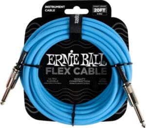 Ernie Ball Prietaiso kabelis 6,3 mm, lanksti konstrukcija, 6 m, EB-6417