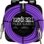 Ernie Ball Flex Cable EB-6420 - instrumentų kabelis 6m violetinis