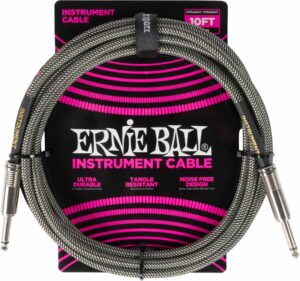 Ernie Ball Instrumentinis kabelis Silver Fox, 3m, EB-6429