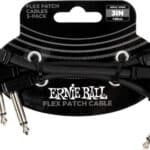 Ernie Ball Flex Patch Cable EB6443 - pedaliniai laidai 7,5 cm 3 vnt.