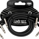 Ernie Ball Flex Patch Cable EB6445 - pedaliniai laidai 30cm 3vnt